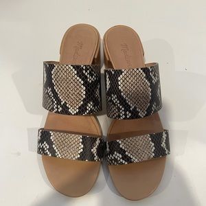 Madewell Kiera Block Heel Slide Sandal